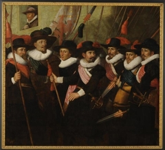 Officieren van het witte vendel van kapitein Johan van Banchem by Joris van Schooten