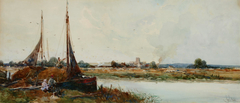 On the Norfolk Broads by George Charles Haité