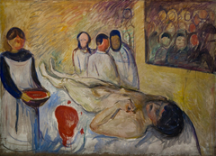 On the Operating Table by Edvard Munch