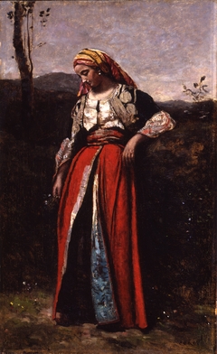 Orientale rêveuse by Jean-Baptiste-Camille Corot
