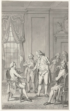 Overleg tussen de prins en de gecommiteerden van Overijssel, 1786 by Jacobus Buys