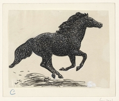 Paard by Leo Gestel