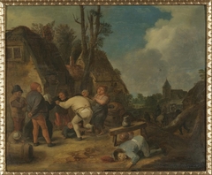 Peasants Carousing in front of an Inn