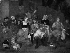 Peasants Merry-Making by Mattheus van Helmont