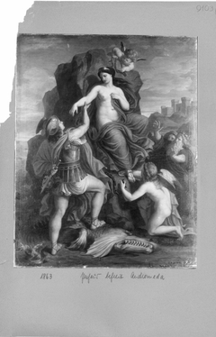 Perseus befreit Andromeda by Carl Heinrich Rahl