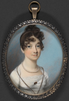 Portrait of a Lady called Miss Barclay by George Engleheart
