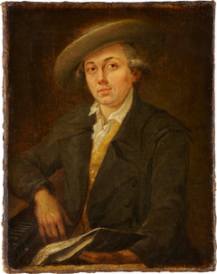 Portrait of a Musician (Portrait of the Composer Joseph Martin Kraus?) by Johann Georg Schütz