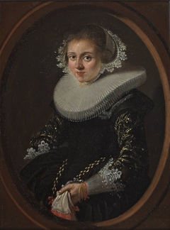 Portrait of a woman by Dirck Hals