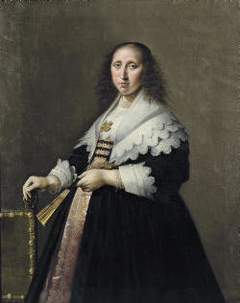 Portrait of a Woman by Hendrik Gerritsz Pot