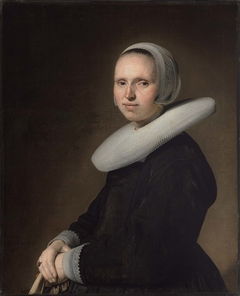 Portrait of a Woman in Black by Johannes Cornelisz Verspronck