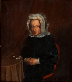 Portrait of a woman, possibly Maria Catharina barones van Boetzelaer (1771-1836) by Jan Hendrik Heijmans