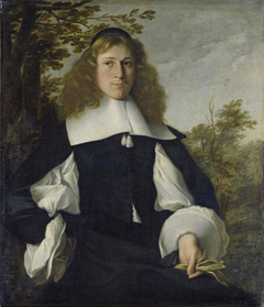 Portrait of a young man at half length