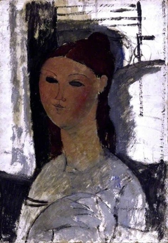 Portrait of a young woman, seated by Amedeo Modigliani