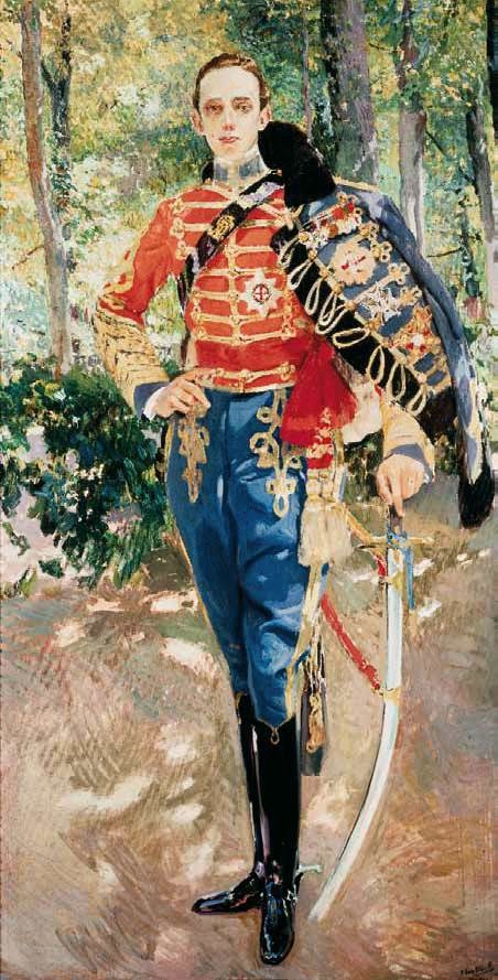 Portrait of Alfonso XIII in the Uniform of a Hussar