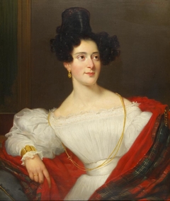 Portrait of Anna Gratia Mariana Asser (1807-1893) by Jan Adam Kruseman