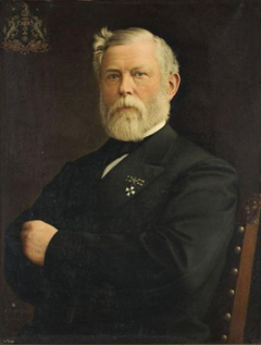 Portrait of Douwe Jan Vincent van Sytzama by Hendrik Antoon Pothast