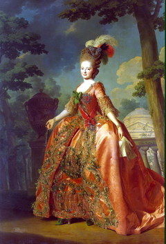 Portrait of Grand Duchess Maria Fiodorovna by Alexander Roslin