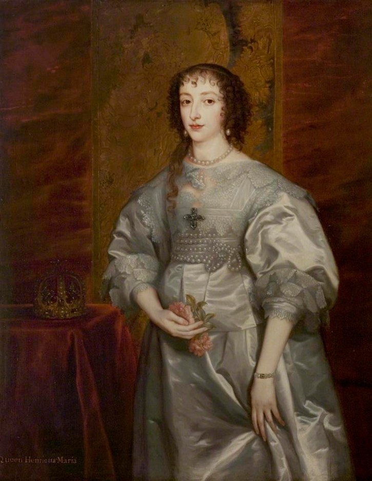 Portrait of Henrietta Maria of France, Queen of England, Scotland and Ireland