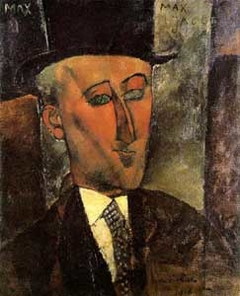 Portrait of Max Jacob by Amedeo Modigliani