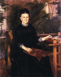 Portrait of Mrs. Anna Sinebrychoff by Albert Edelfelt