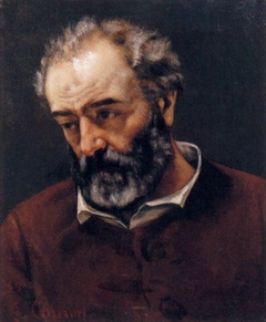 Portrait of Paul Chenavard by Gustave Courbet