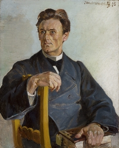 Portrait of priest Henryk Radomiński (ca.1870–after 1925) by Jacek Malczewski