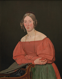 Portrait of the Artist´s Sister, Cecilie Margrethe Petersen,  née Købke by Christen Købke