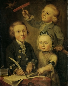 Portrait of the Children of Barend Goudriaan by Cornelis van Cuylenburgh II