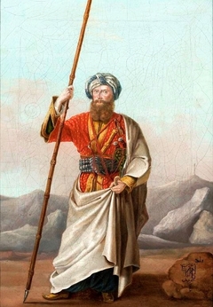 Portrait of Wacław Rzewuski, called the Emir. by Kazimierz Żwan