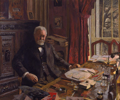 Porträt André Bénac in seinem Büro, 1935 - 1936