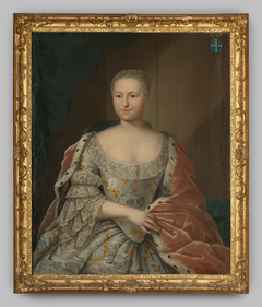 Portret van Luthera Anna Agatha van der Capellen by Arnold Kaldenbach