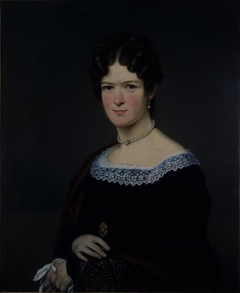 Portret van Susanna Jacoba Martens (1799-1860), echtgenote van Jacob Cobstantijn Martens van Sevenhoven by Anoniem Noord-Nederlands