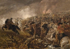 Preparing For The Charge by John Gilbert