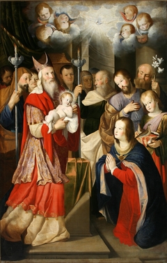 Presentación de Jesús en el Templo by Mateo Gilarte