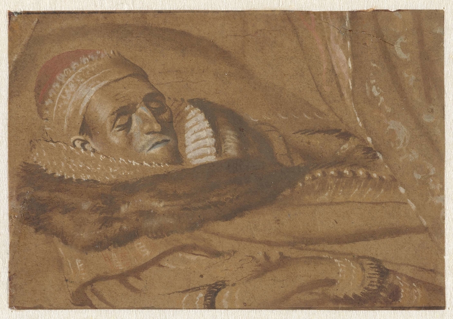 Prins Maurits op zijn doodsbed