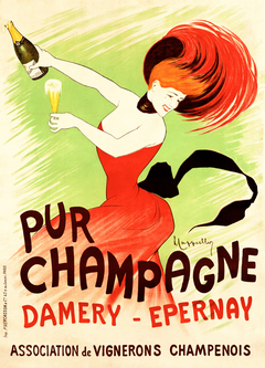 Pur Champagne / Damery-Epernay by Leonetto Cappiello