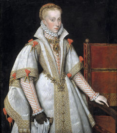 Queen Anne of Austria, fourth Wife of Philip II by Bartolomé González y Serrano