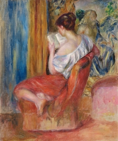 Reading Woman by Auguste Renoir