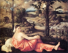 Reclining Woman in a Landscape