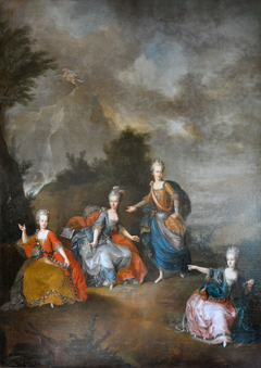Représentation d'un opéra à Schoenbrunn, 24 janvier 1765