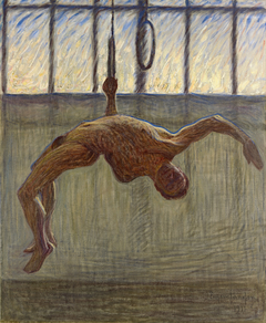 Ring gymnast I by Eugène Jansson