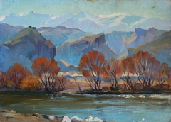 River in Eghegnadzor by Gevorg Avagyan