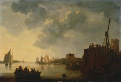 River Landscape by Unknown Artist