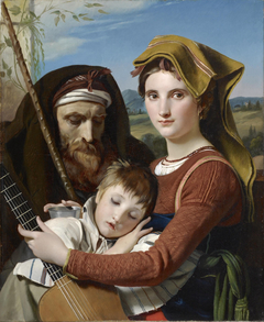 Roman Shepherd Family in the Campagna by François-Joseph Navez