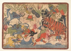 “Royal Hunt,” folio from a Mahabharata
