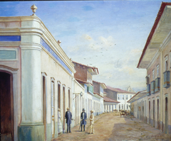 Rua da Quitanda, 1858 by Benedito Calixto