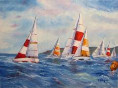 Sailing Race by Katerina Vlahou