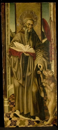 Saint Jerome and the lion. by Unknown Artist
