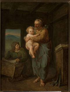 Saint Joseph with Jesus and Saint Anne by Wojciech Gerson
