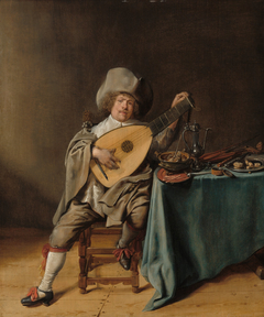 Self-Portrait as a Lute Player